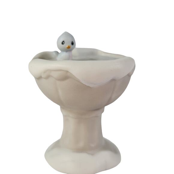 Precious Moments Sugar Town Bird Bath Figurine Enesco 150223 1995 - Picture 2 of 16